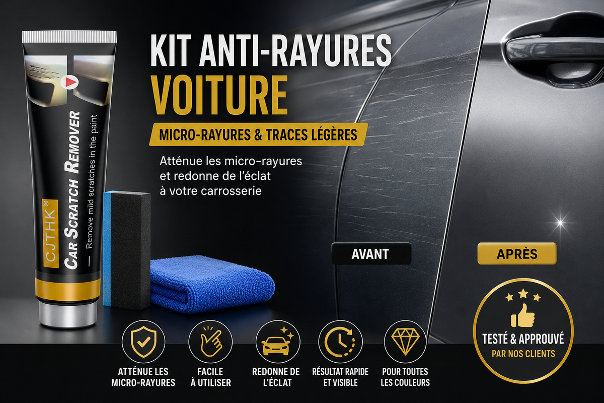 kit anti-rayures voiture - Micro-rayures & traces légères